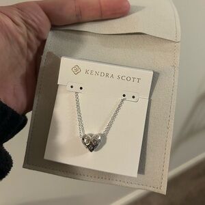 Kendra Scott Ari Pave Crystal Heart Necklace